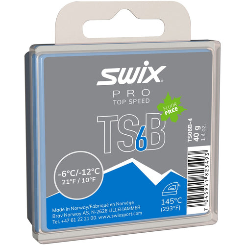 SWIX TS6B BLACK TOP SPEED GLIDEWAX