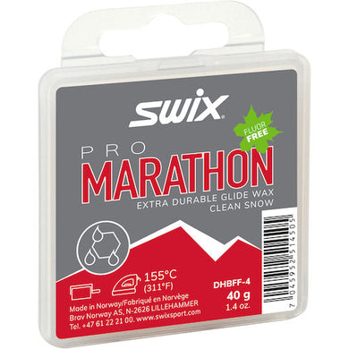 SWIX PRO MARATHON BLACK GLIDE WAX 40G