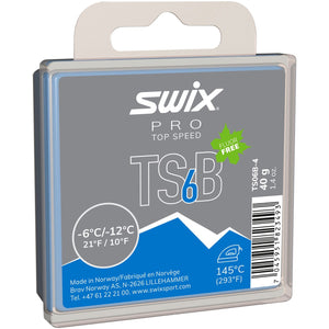 SWIX TS6B BLACK TOP SPEED GLIDEWAX