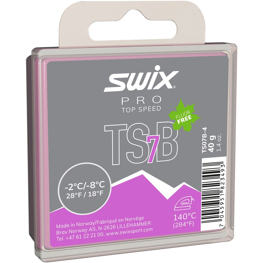 SWIX TS7B BLACK TOP SPEED GLIDEWAX